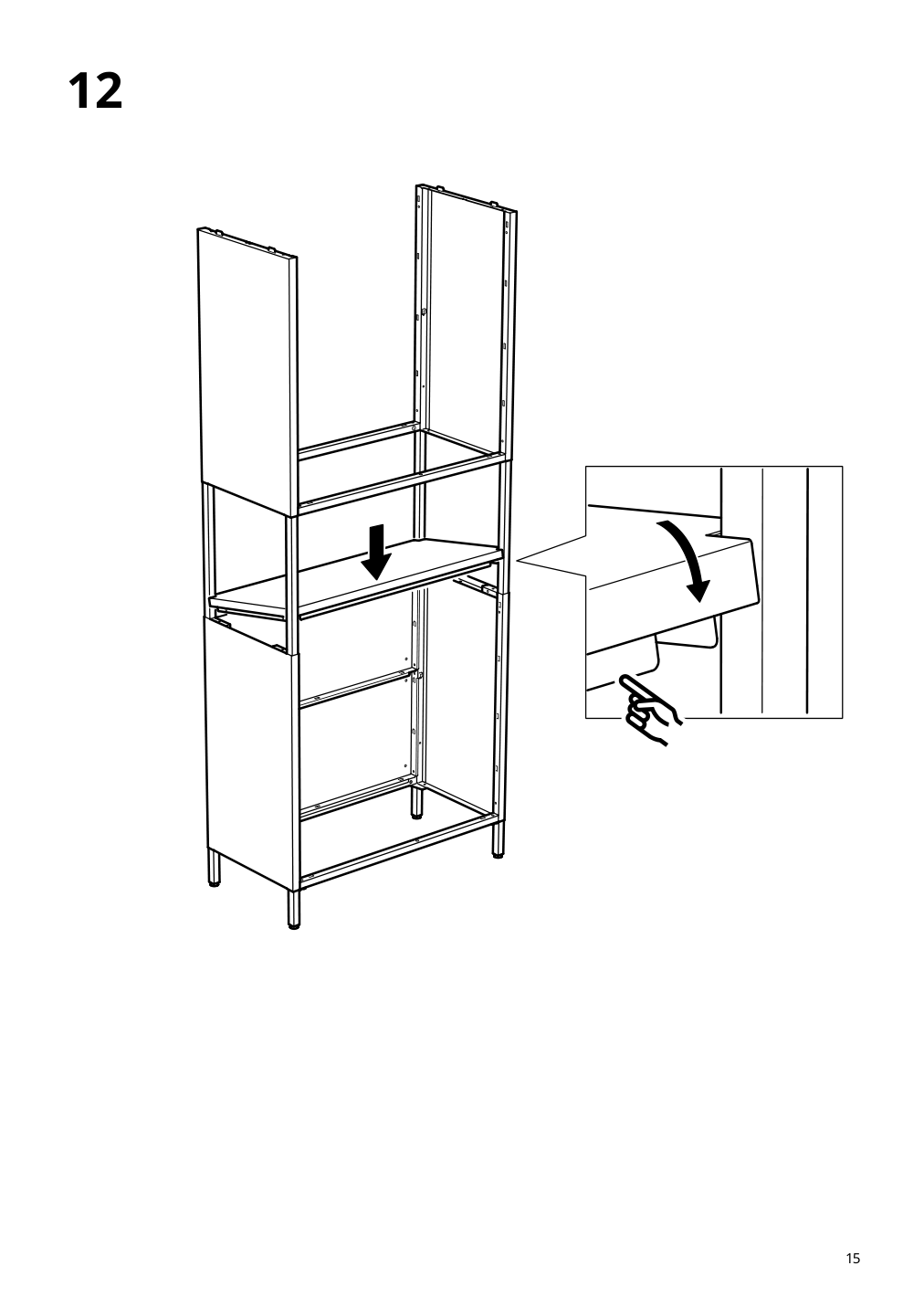 Assembly instructions for IKEA Trotten cabinet with doors white | Page 15 - IKEA TROTTEN cabinet with doors 304.747.66