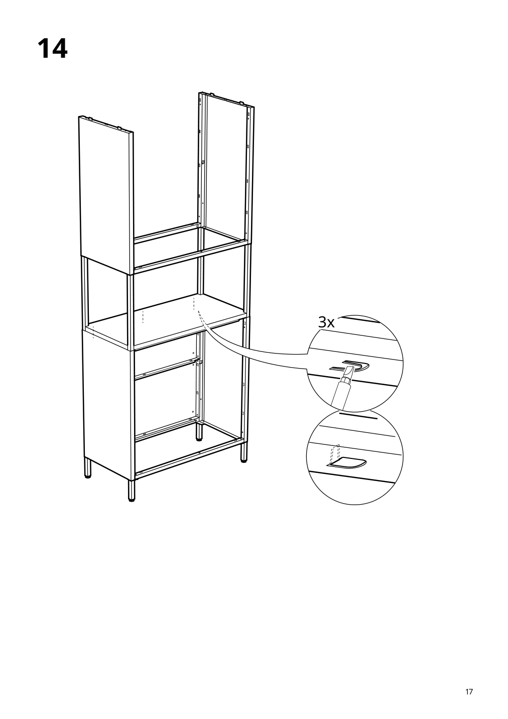 Assembly instructions for IKEA Trotten cabinet with doors white | Page 17 - IKEA TROTTEN cabinet with doors 304.747.66