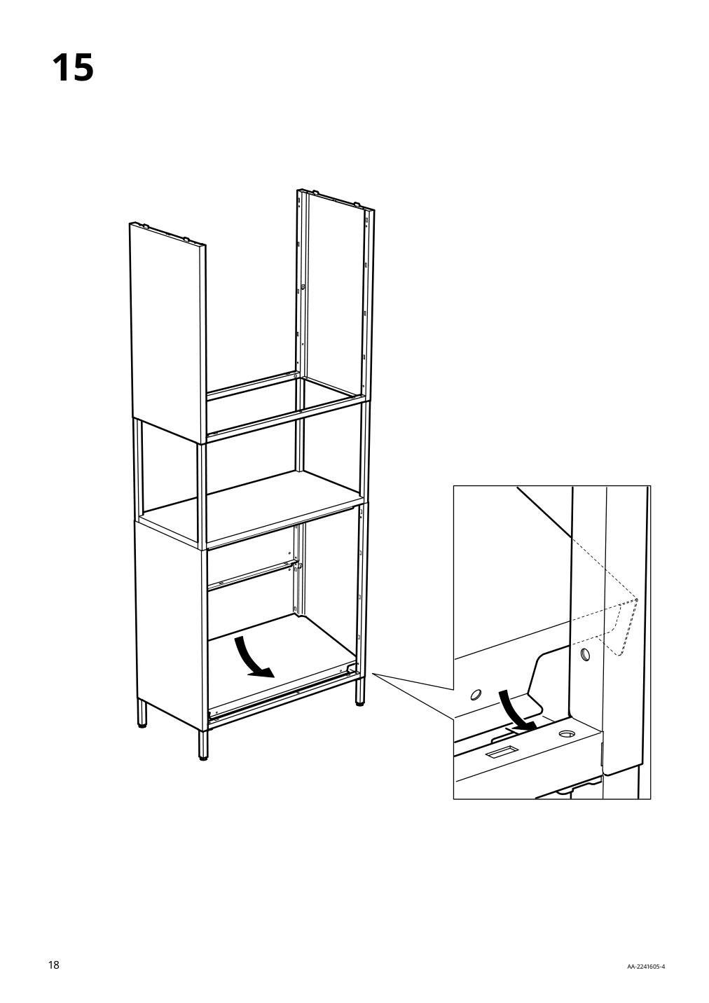 Assembly instructions for IKEA Trotten cabinet with doors white | Page 18 - IKEA TROTTEN cabinet with doors 304.747.66