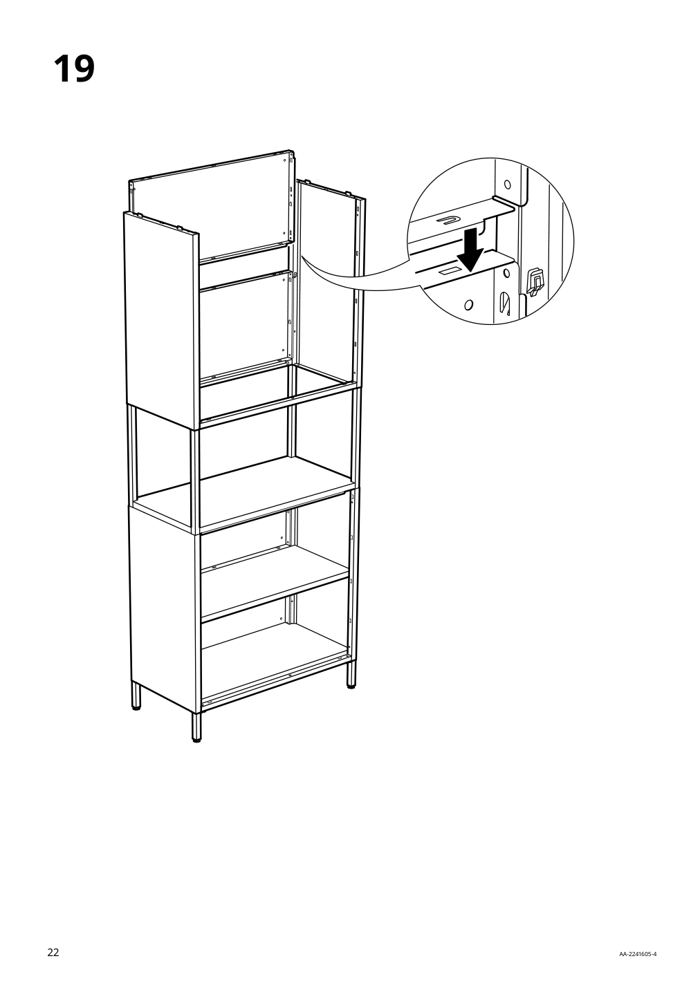 Assembly instructions for IKEA Trotten cabinet with doors white | Page 22 - IKEA TROTTEN cabinet with doors 304.747.66