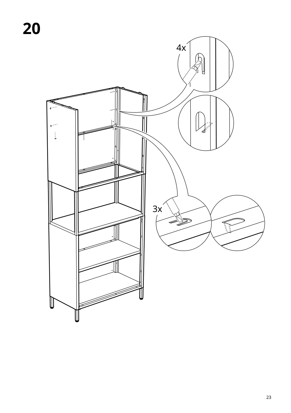 Assembly instructions for IKEA Trotten cabinet with doors white | Page 23 - IKEA TROTTEN cabinet with doors 304.747.66