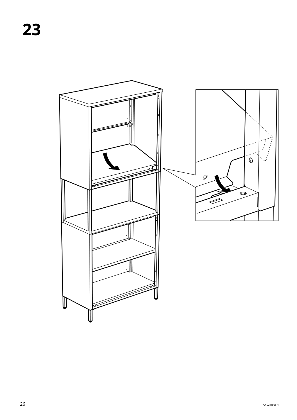 Assembly instructions for IKEA Trotten cabinet with doors white | Page 26 - IKEA TROTTEN cabinet with doors 304.747.66