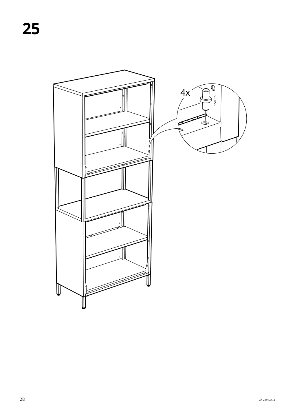 Assembly instructions for IKEA Trotten cabinet with doors white | Page 28 - IKEA TROTTEN cabinet with doors 304.747.66