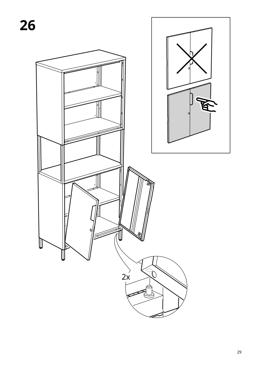 Assembly instructions for IKEA Trotten cabinet with doors white | Page 29 - IKEA TROTTEN cabinet with doors 304.747.66