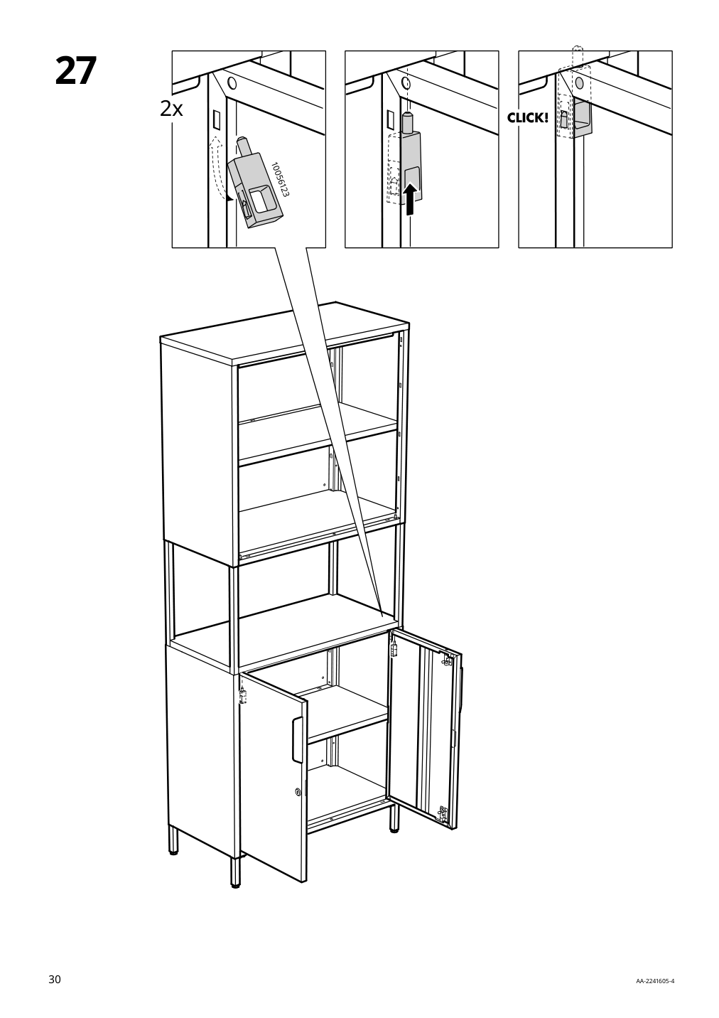 Assembly instructions for IKEA Trotten cabinet with doors white | Page 30 - IKEA TROTTEN cabinet with doors 304.747.66