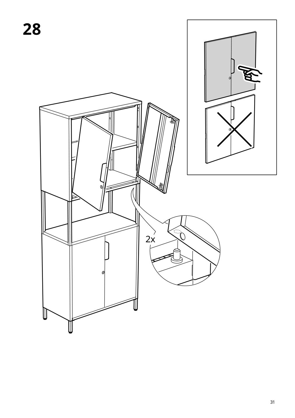 Assembly instructions for IKEA Trotten cabinet with doors white | Page 31 - IKEA TROTTEN cabinet with doors 304.747.66