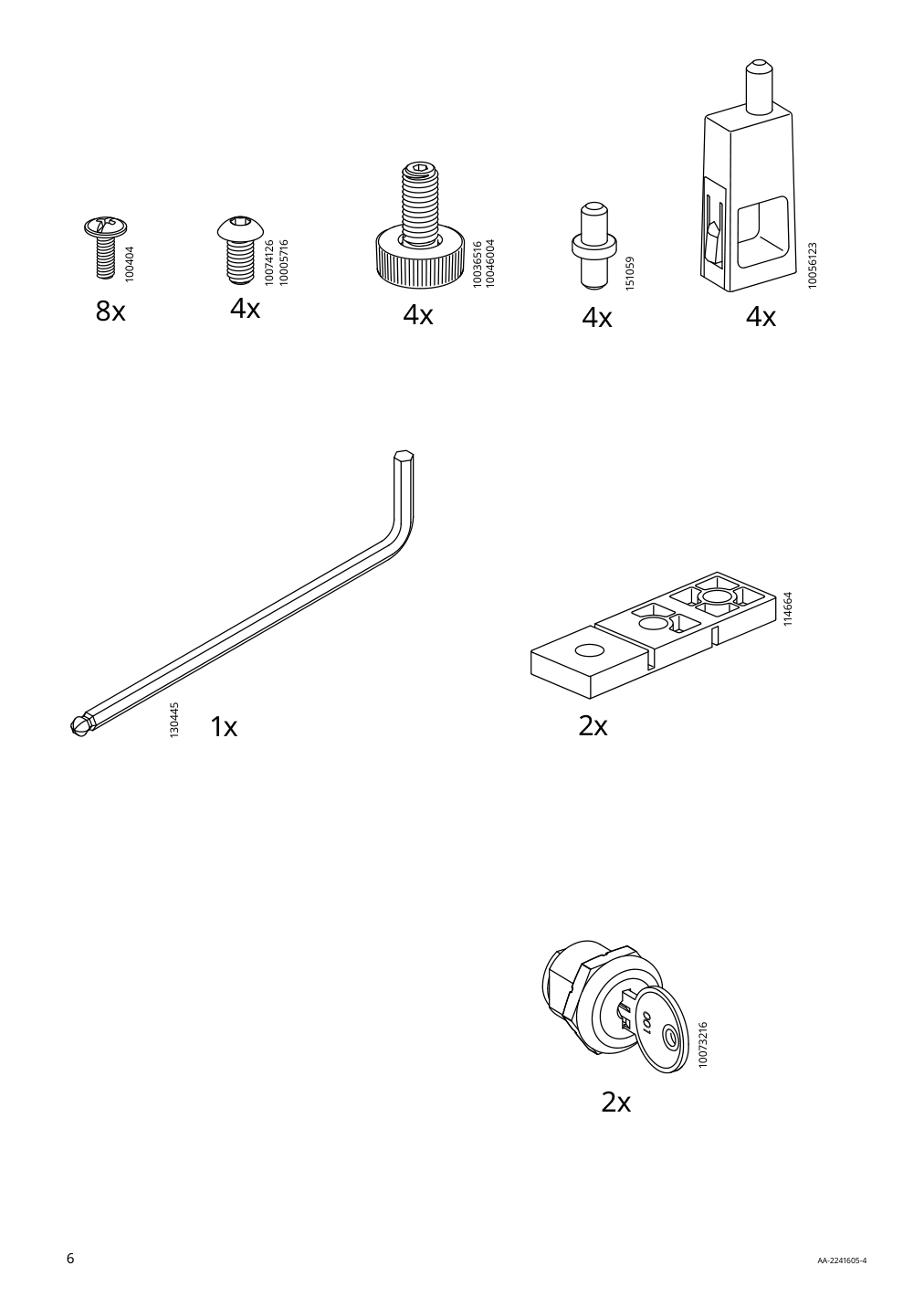 Assembly instructions for IKEA Trotten cabinet with doors white | Page 6 - IKEA TROTTEN cabinet with doors 304.747.66