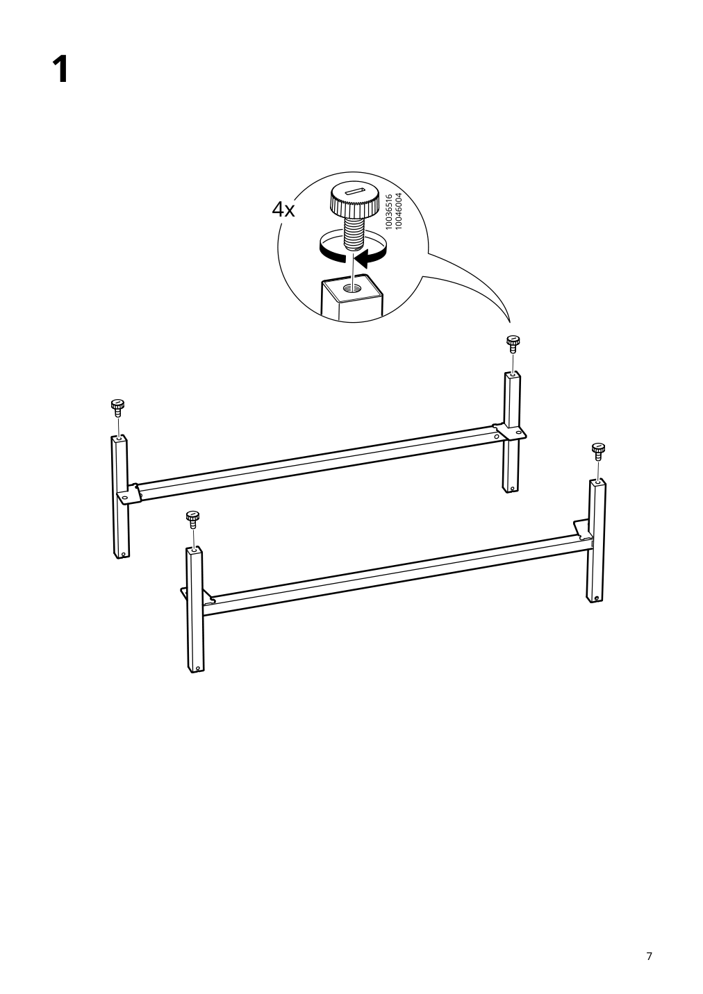 Assembly instructions for IKEA Trotten cabinet with doors white | Page 7 - IKEA TROTTEN cabinet with doors 304.747.66