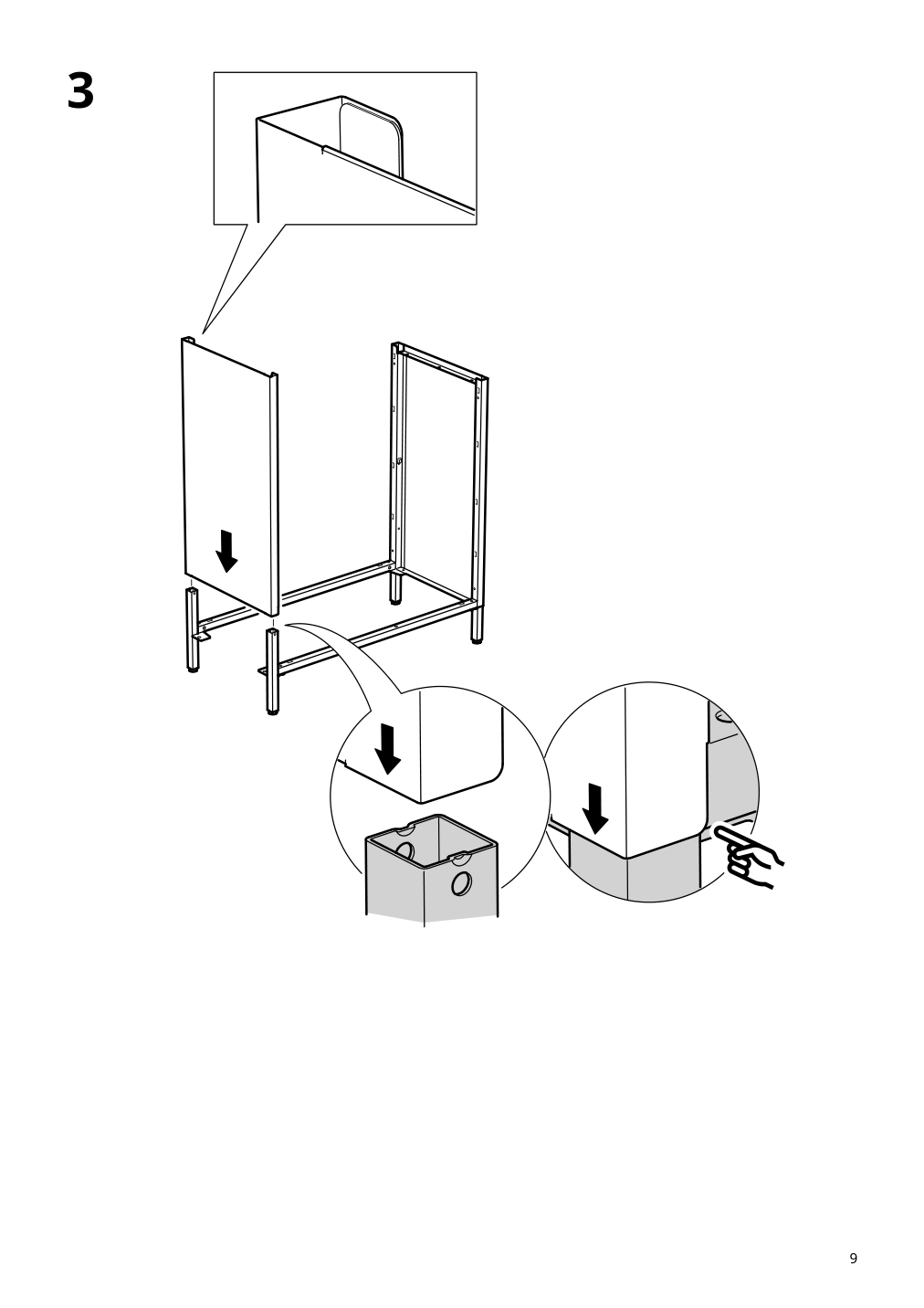 Assembly instructions for IKEA Trotten cabinet with doors white | Page 9 - IKEA TROTTEN cabinet with doors 304.747.66