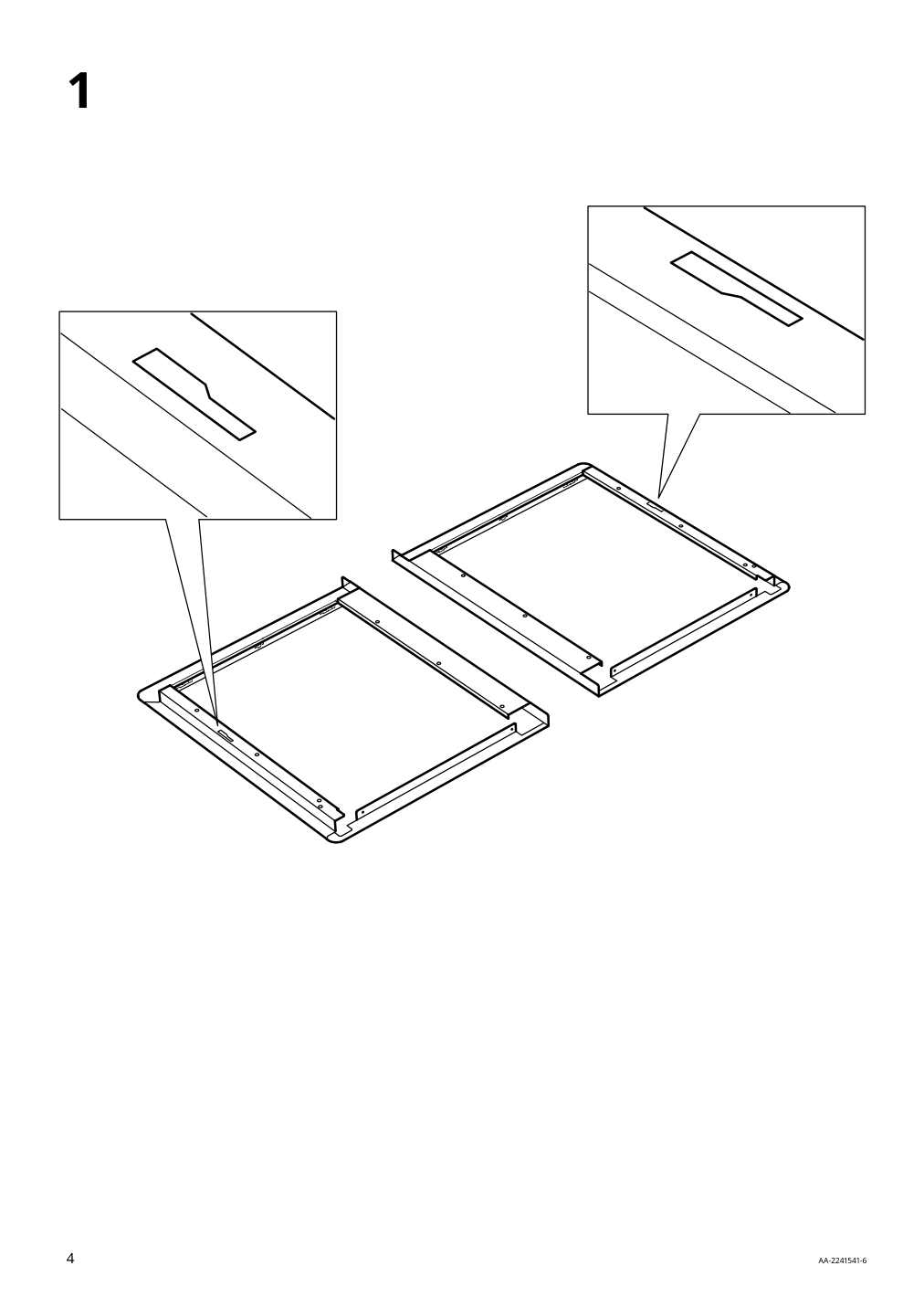 Assembly instructions for IKEA Trotten drawer unit w 2 drawers on casters anthracite | Page 4 - IKEA TROTTEN drawer unit w 2 drawers on casters 604.748.40