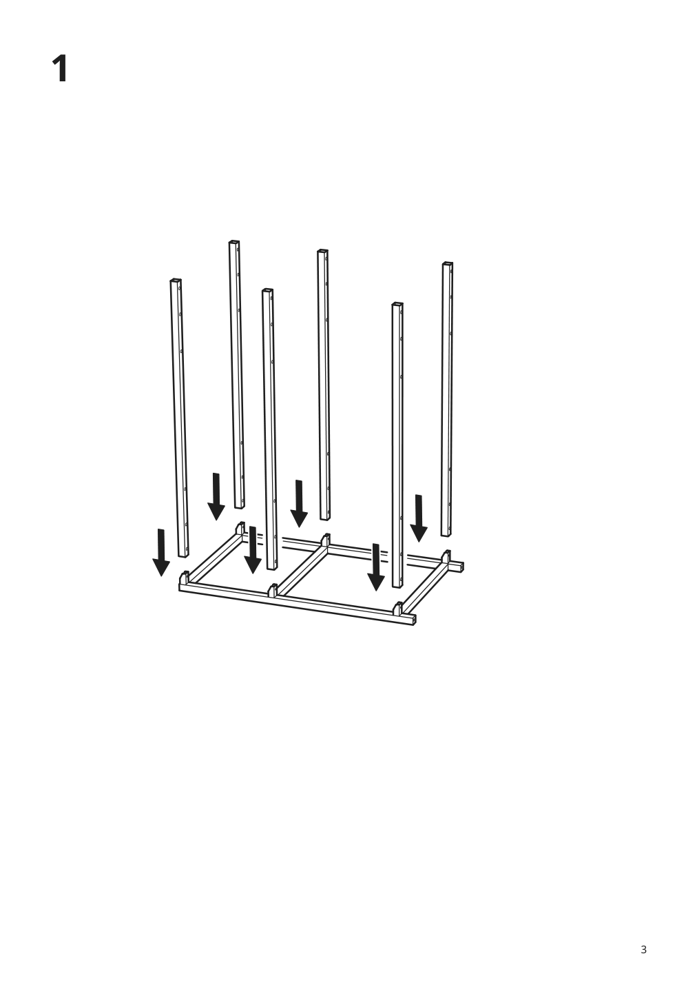 Assembly instructions for IKEA Trotten utility cart white | Page 3 - IKEA TROTTEN utility cart 804.747.64