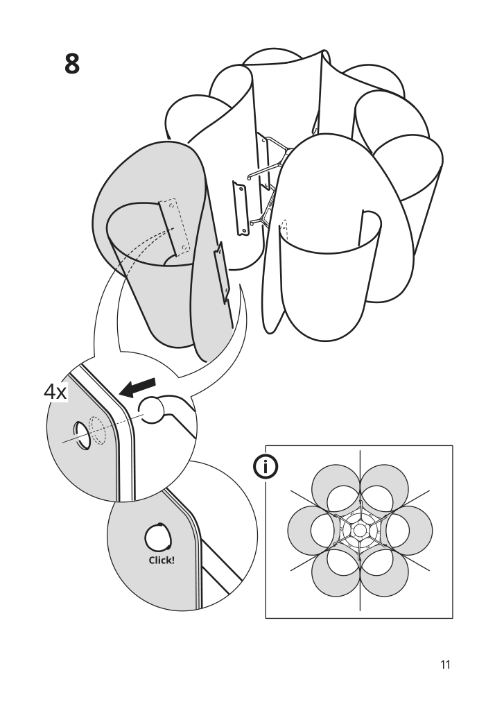 Assembly instructions for IKEA Trubbnate pendant lamp shade white | Page 11 - IKEA TRUBBNATE pendant lamp shade 204.848.17