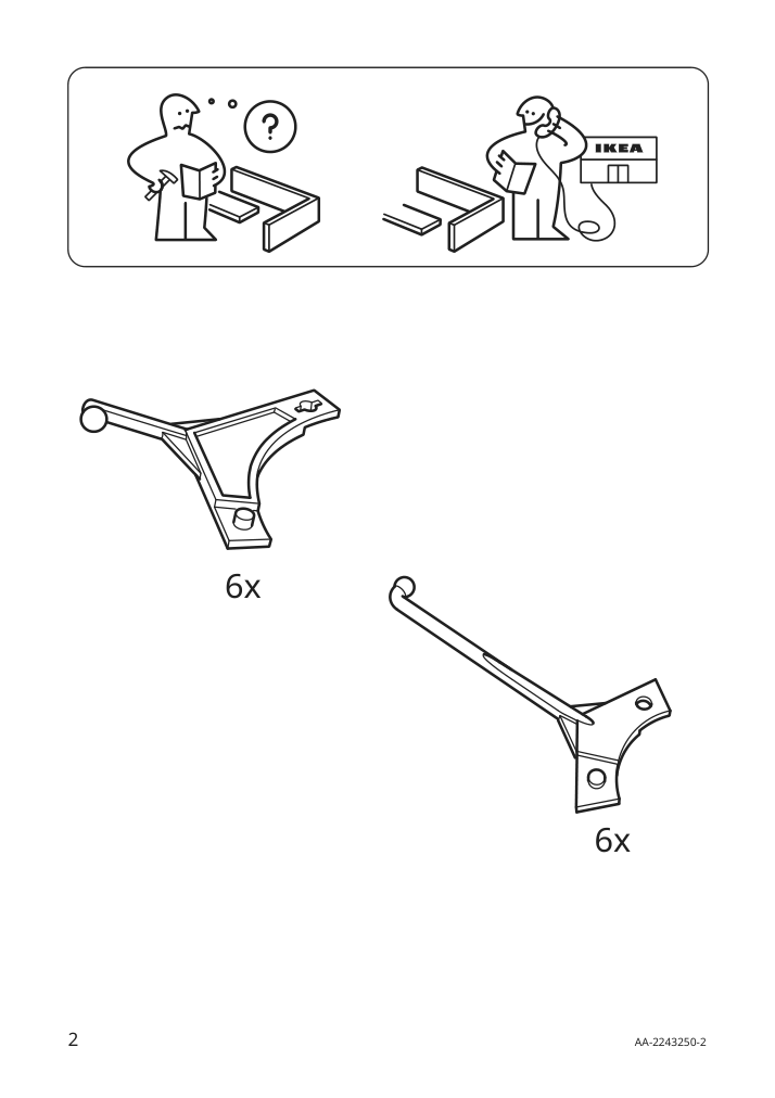 Assembly instructions for IKEA Trubbnate pendant lamp shade white | Page 2 - IKEA TRUBBNATE pendant lamp shade 204.848.17