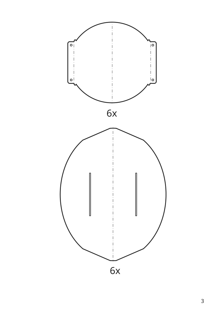 Assembly instructions for IKEA Trubbnate pendant lamp shade white | Page 3 - IKEA TRUBBNATE pendant lamp shade 204.848.17