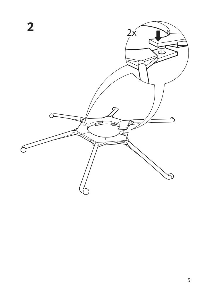 Assembly instructions for IKEA Trubbnate pendant lamp shade white | Page 5 - IKEA TRUBBNATE pendant lamp shade 204.848.17