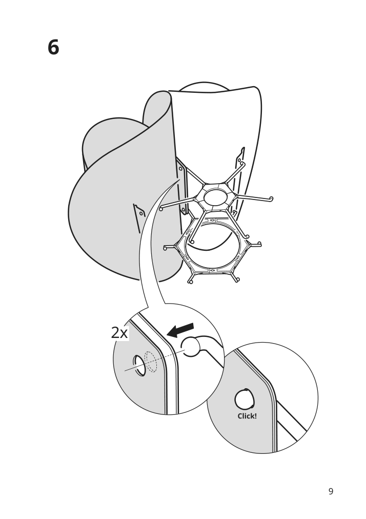 Assembly instructions for IKEA Trubbnate pendant lamp shade white | Page 9 - IKEA TRUBBNATE pendant lamp shade 204.848.17