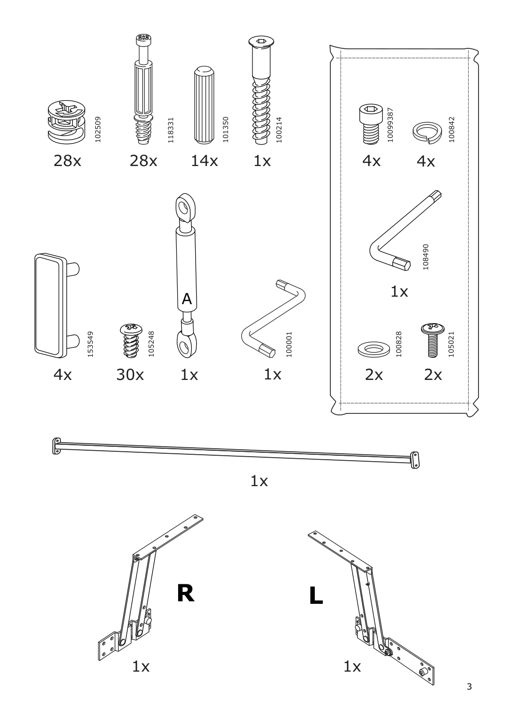 Assembly instructions for IKEA Trulstorp coffee table black brown | Page 3 - IKEA TRULSTORP coffee table 004.002.77