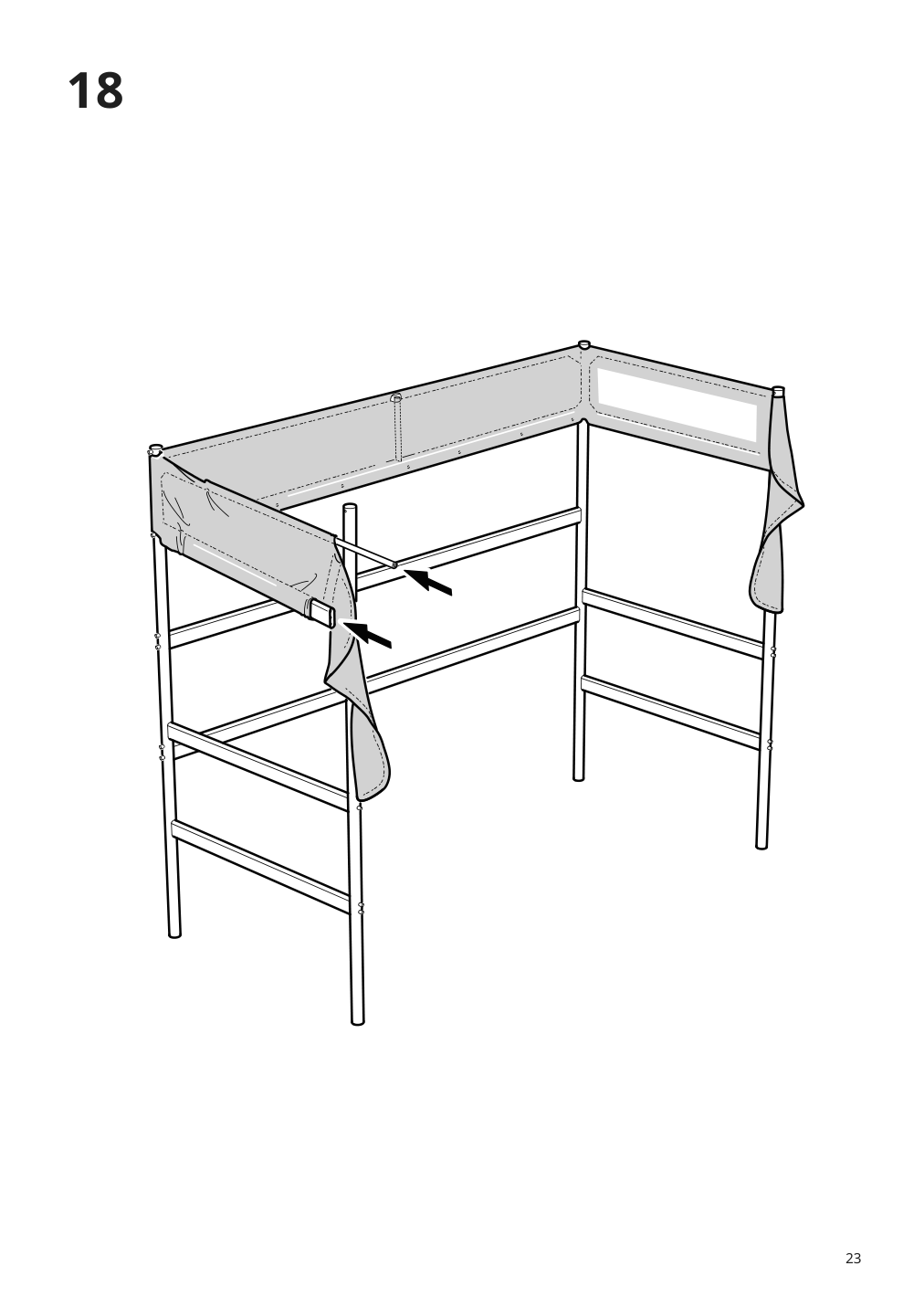 Assembly instructions for IKEA Tuffing loft bed frame dark gray | Page 23 - IKEA TUFFING loft bed frame 902.994.49