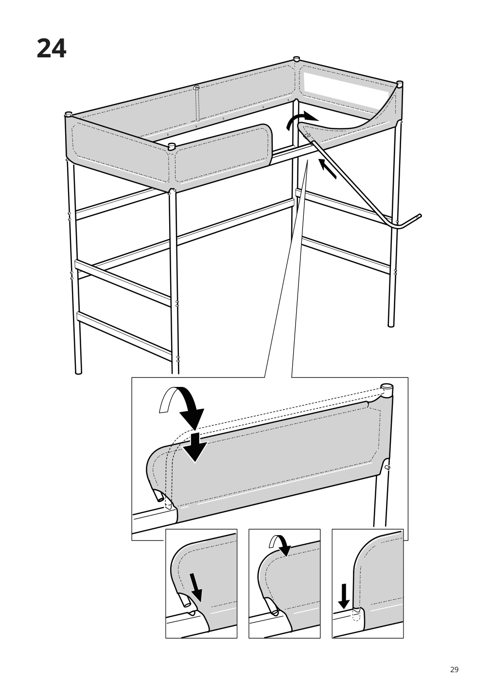 Assembly instructions for IKEA Tuffing loft bed frame dark gray | Page 29 - IKEA TUFFING loft bed frame 902.994.49