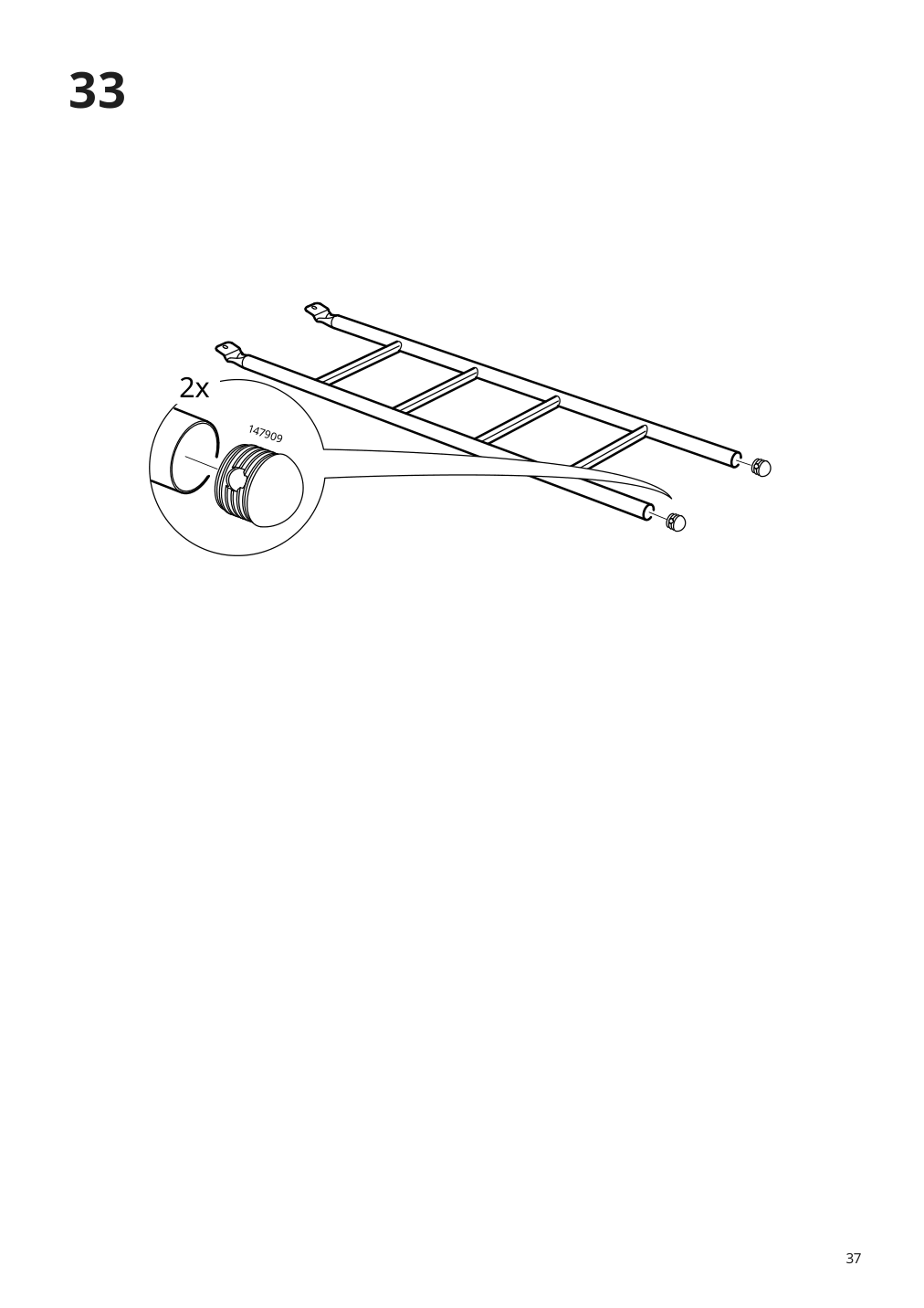 Assembly instructions for IKEA Tuffing loft bed frame dark gray | Page 37 - IKEA TUFFING loft bed frame 902.994.49