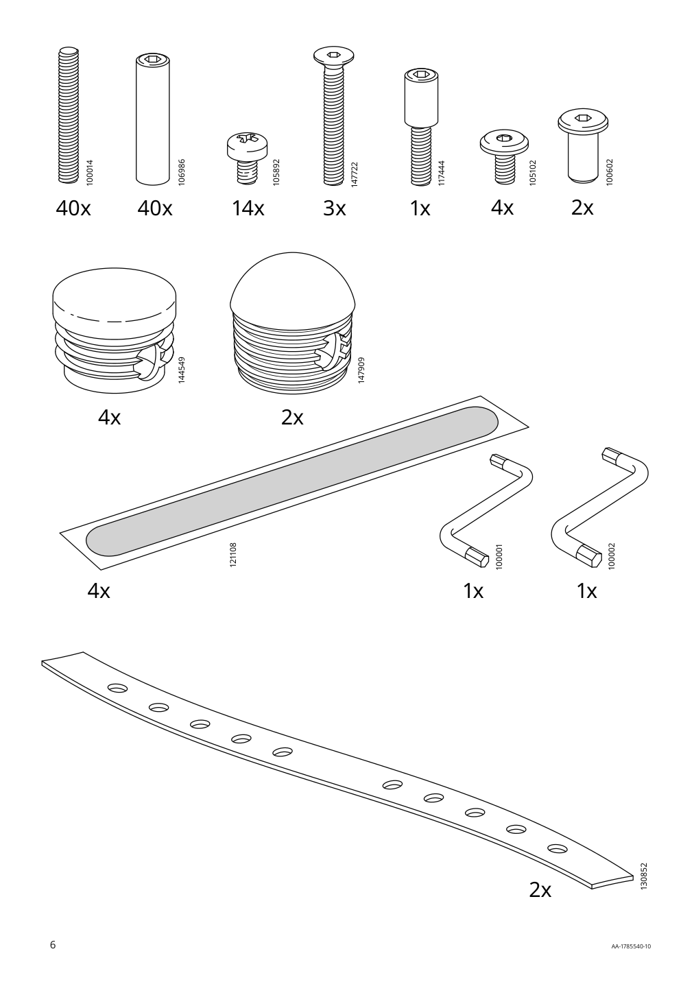 Assembly instructions for IKEA Tuffing loft bed frame dark gray | Page 6 - IKEA TUFFING loft bed frame 902.994.49