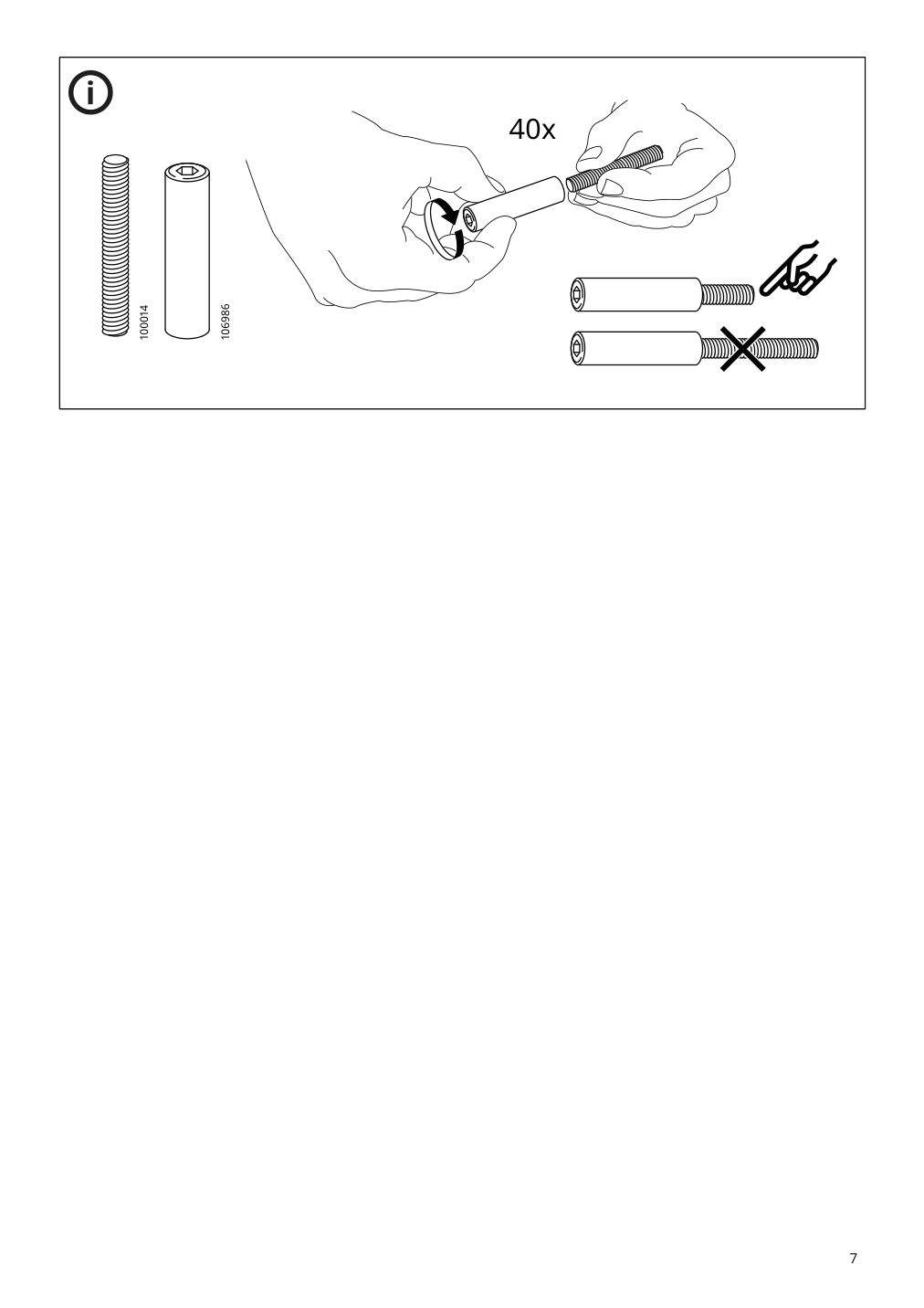 Assembly instructions for IKEA Tuffing loft bed frame dark gray | Page 7 - IKEA TUFFING loft bed frame 902.994.49