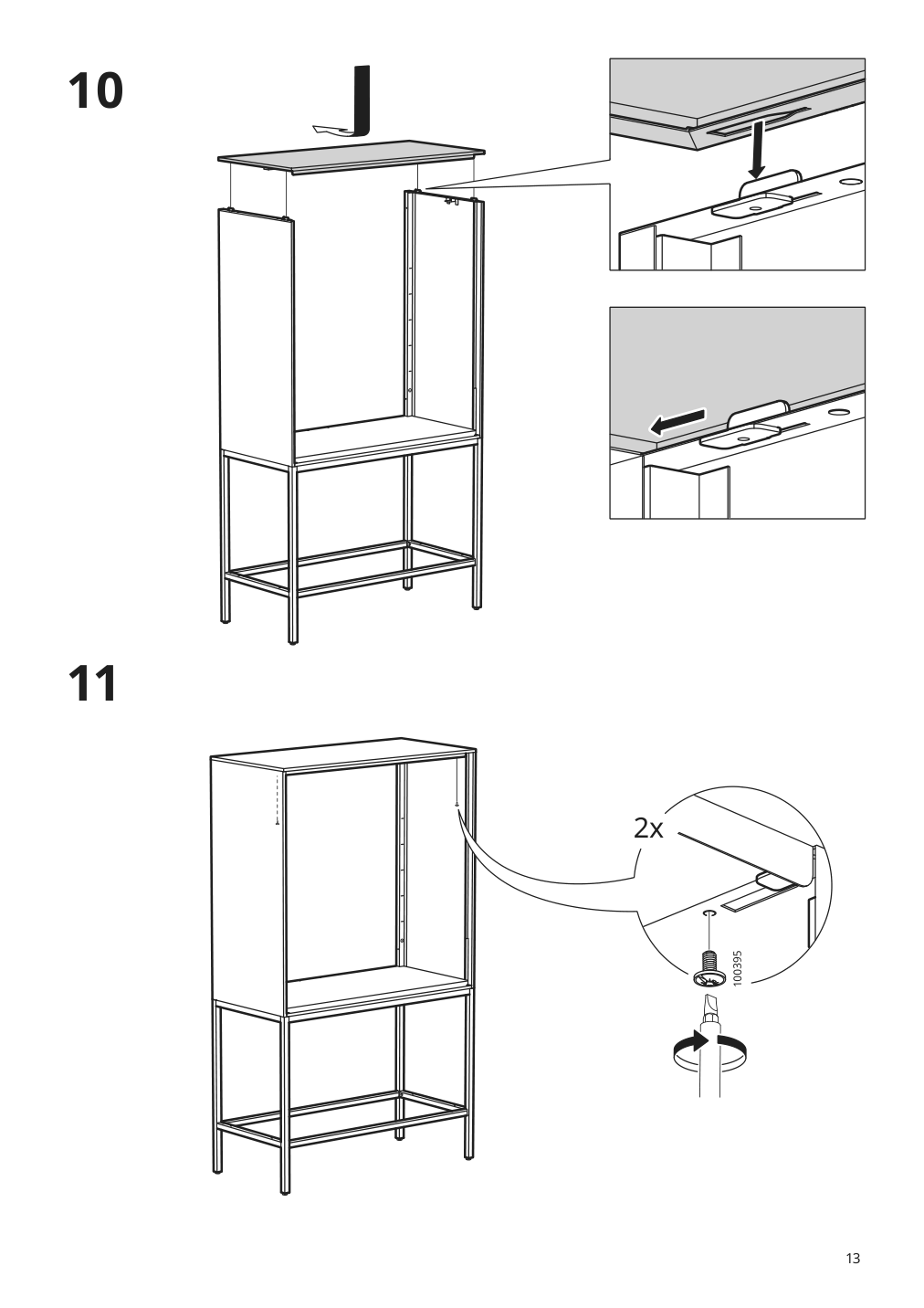 Assembly instructions for IKEA Tullstorp cabinet gray | Page 13 - IKEA TULLSTORP cabinet 704.984.35