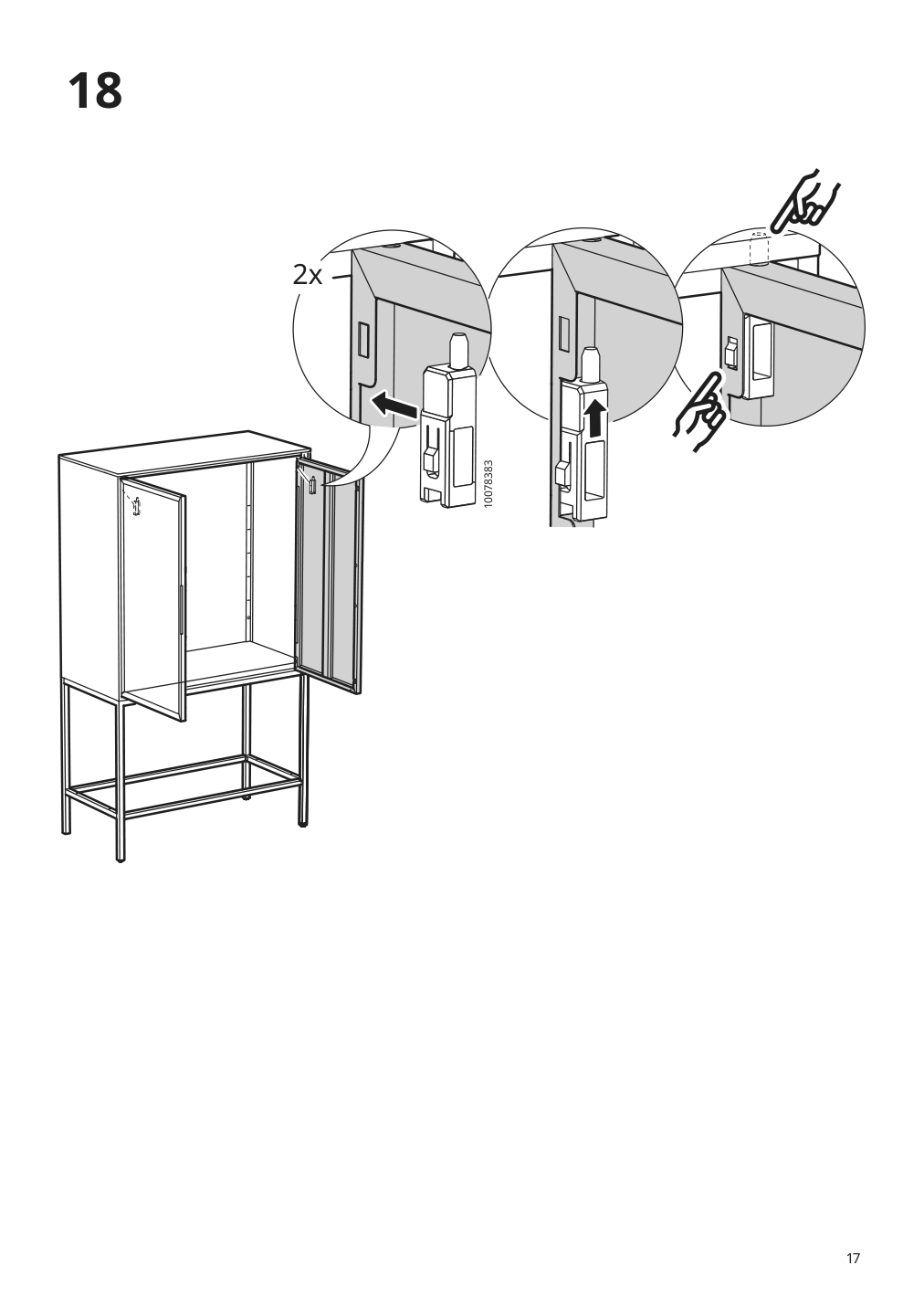 Assembly instructions for IKEA Tullstorp cabinet gray | Page 17 - IKEA TULLSTORP cabinet 704.984.35