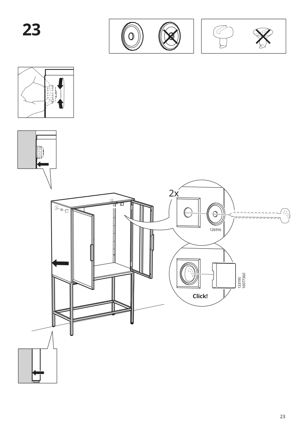 Assembly instructions for IKEA Tullstorp cabinet gray | Page 23 - IKEA TULLSTORP cabinet 704.984.35