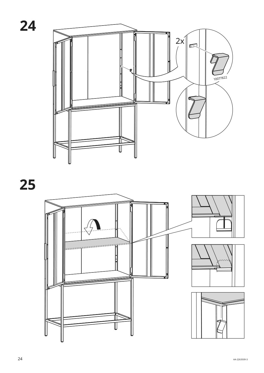 Assembly instructions for IKEA Tullstorp cabinet gray | Page 24 - IKEA TULLSTORP cabinet 704.984.35