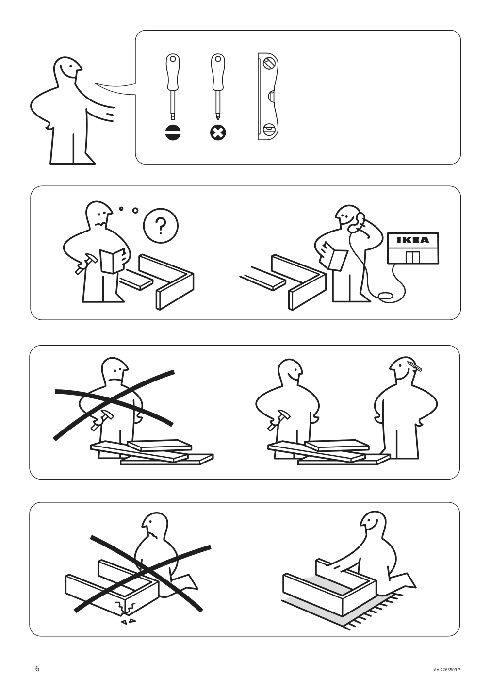 Assembly instructions for IKEA Tullstorp cabinet gray | Page 6 - IKEA TULLSTORP cabinet 704.984.35