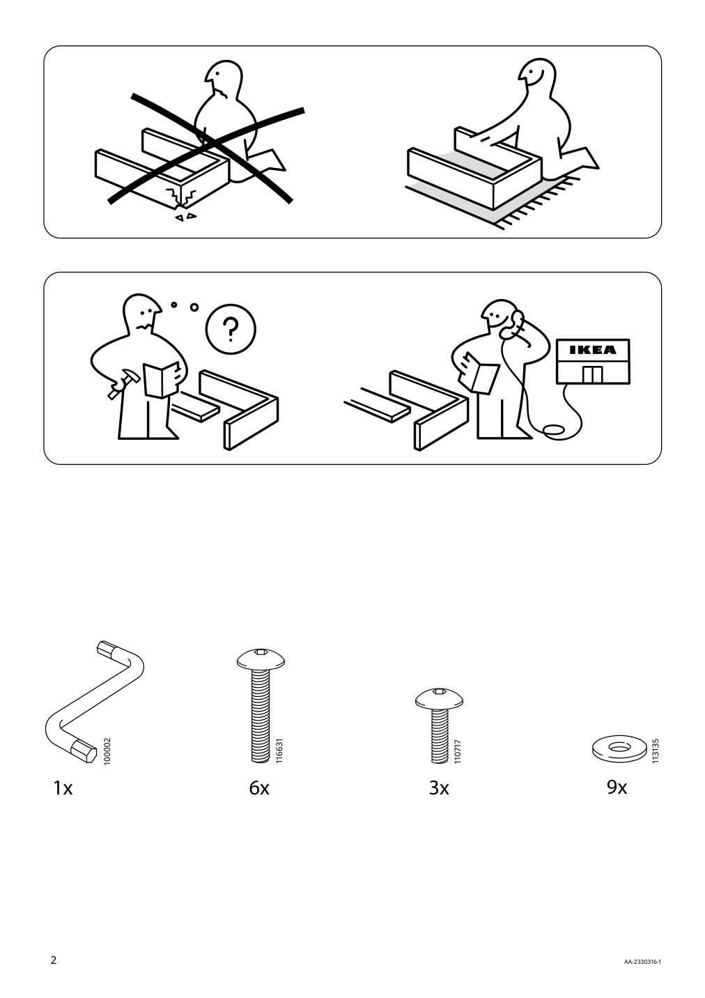 Assembly instructions for IKEA Tumholmen rocking chair in outdoor white multicolor | Page 2 - IKEA TUMHOLMEN rocking chair, in/outdoor 905.391.14