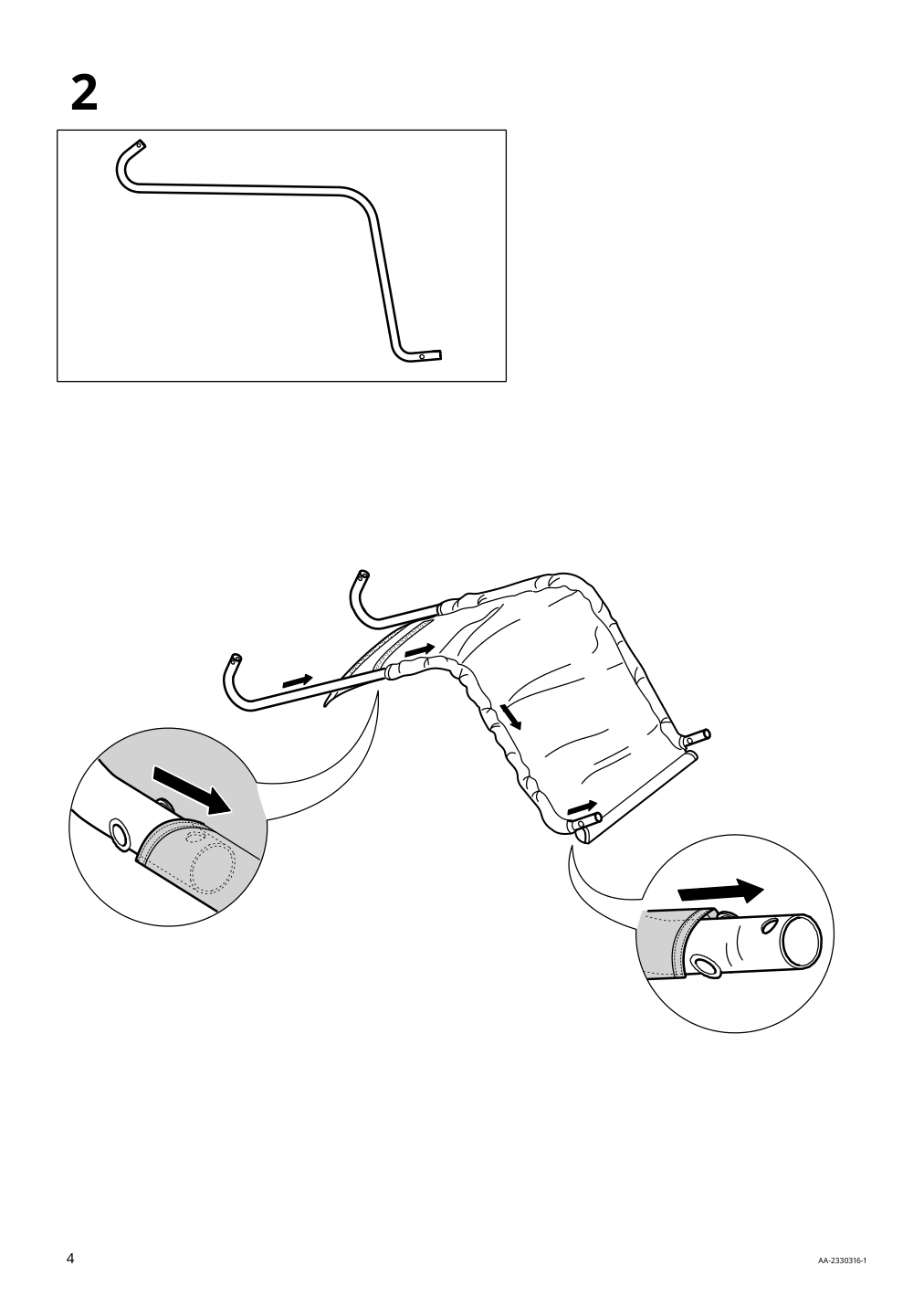 Assembly instructions for IKEA Tumholmen rocking chair in outdoor white multicolor | Page 4 - IKEA TUMHOLMEN rocking chair, in/outdoor 905.391.14