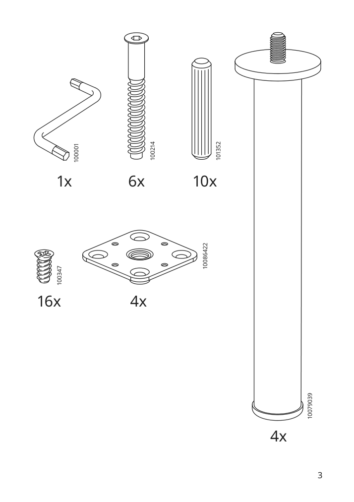 Assembly instructions for IKEA Tunsta side table anthracite | Page 3 - IKEA TUNSTA side table 502.995.02