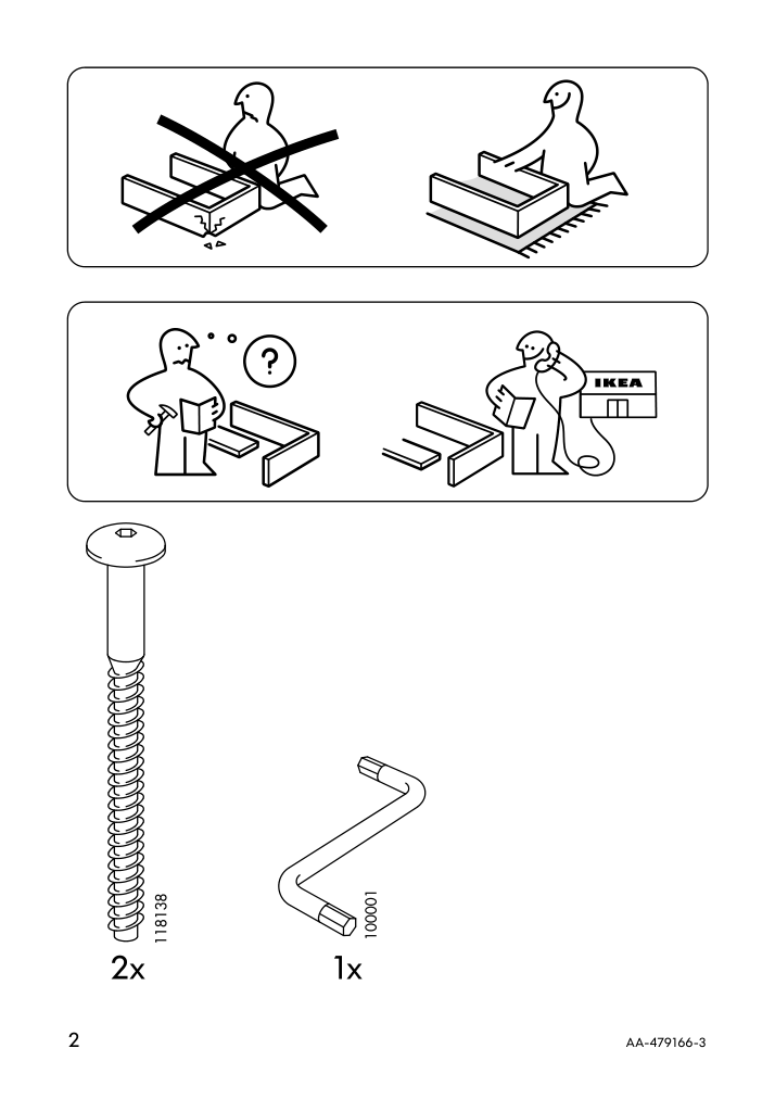 Assembly instructions for IKEA Turbo clothes rack indoor outdoor black | Page 2 - IKEA TURBO clothes rack, indoor/outdoor 401.772.33