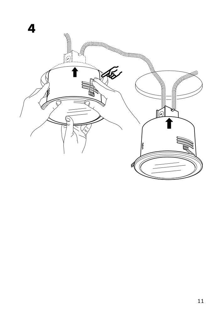 Assembly instructions for IKEA Turuma recessed spotlight indoor outdoor white | Page 11 - IKEA TURUMA recessed spotlight 902.945.74