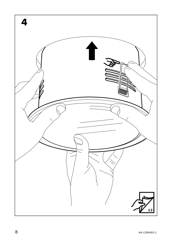 Assembly instructions for IKEA Turuma recessed spotlight indoor outdoor white | Page 8 - IKEA TURUMA recessed spotlight 902.945.74