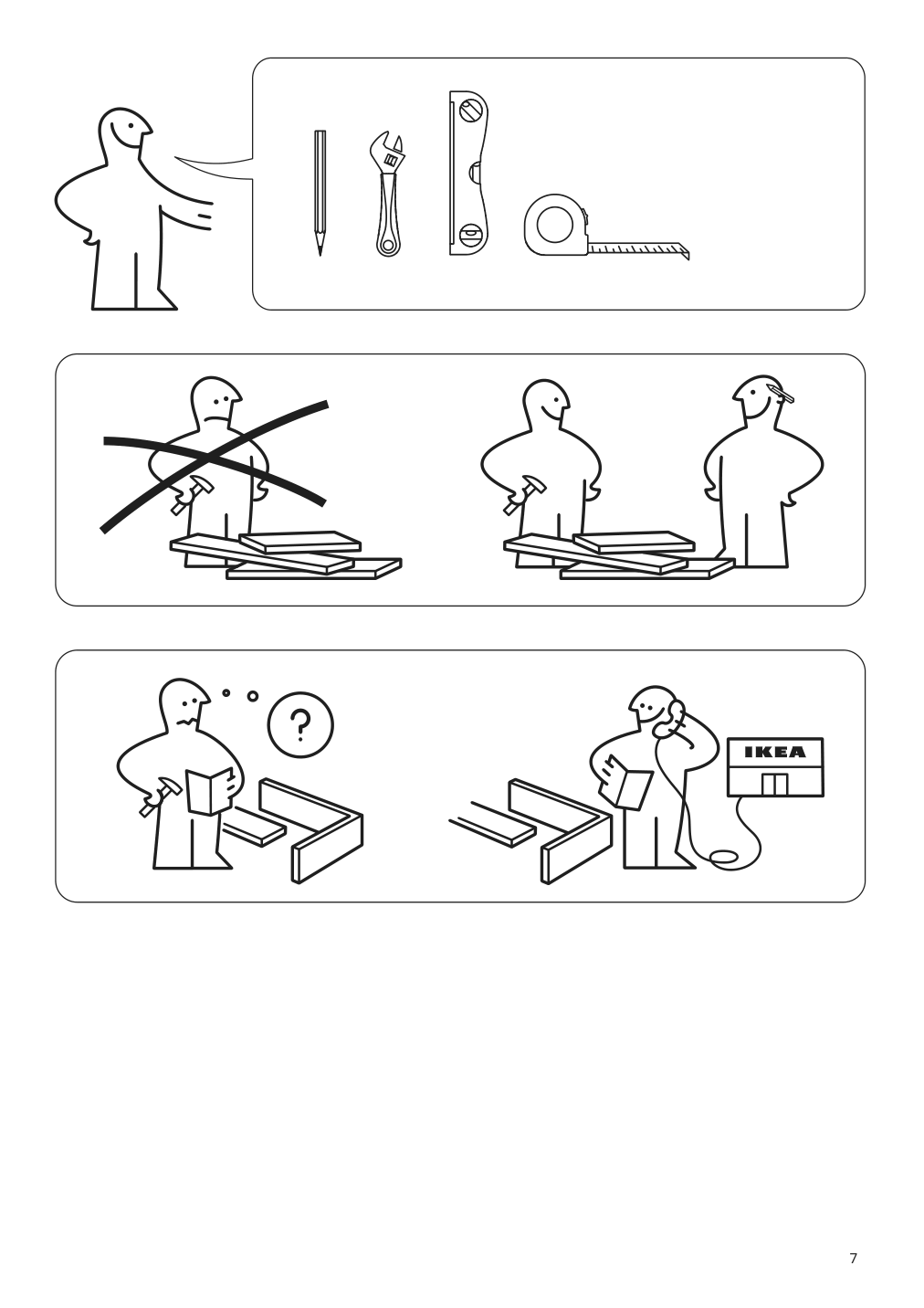 Assembly instructions for IKEA Tvaellen sink | Page 7 - IKEA ENHET / TVÄLLEN sink cabinet with 2 doors 694.802.00