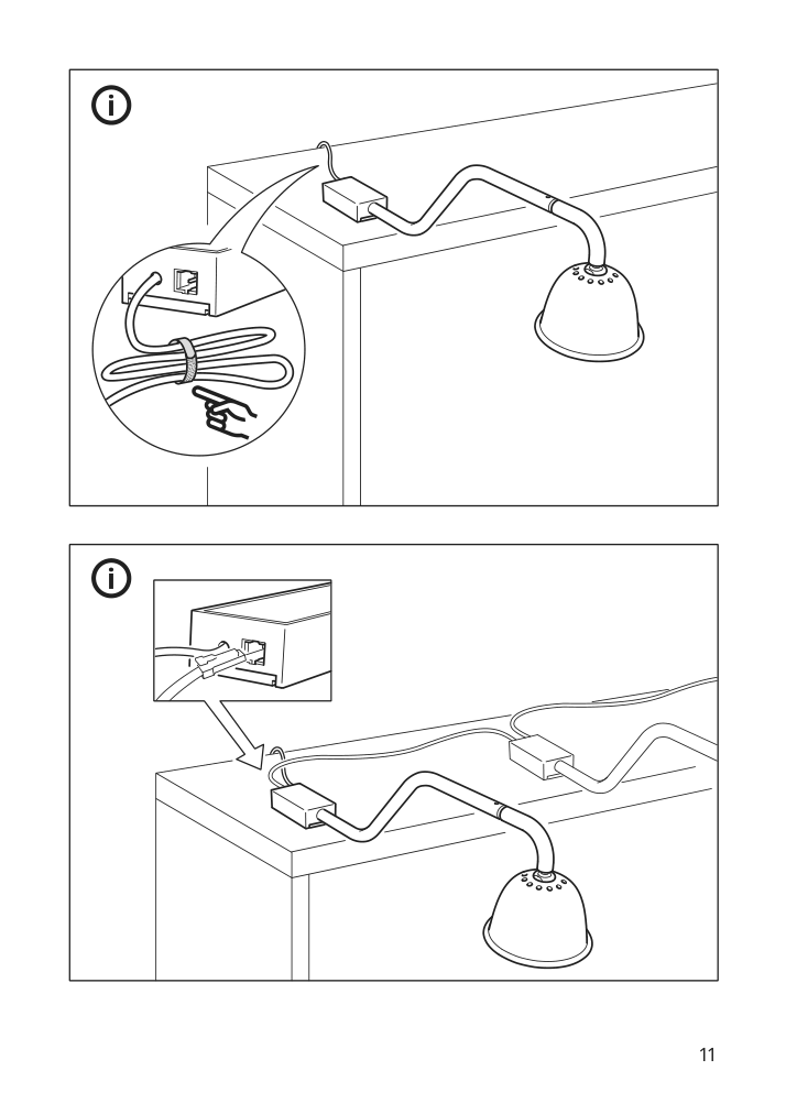 Assembly instructions for IKEA Tvaerdrag cabinet lighting black dimmable | Page 11 - IKEA TVÄRDRAG cabinet lighting 605.168.21