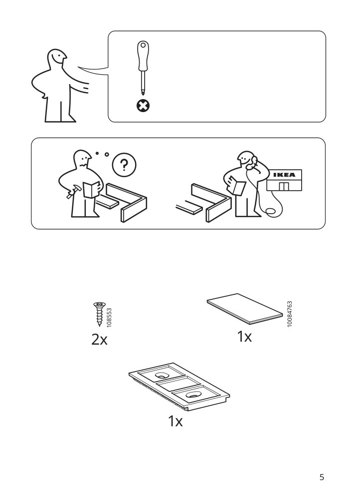 Assembly instructions for IKEA Tvaerdrag cabinet lighting black dimmable | Page 5 - IKEA TVÄRDRAG cabinet lighting 605.168.21