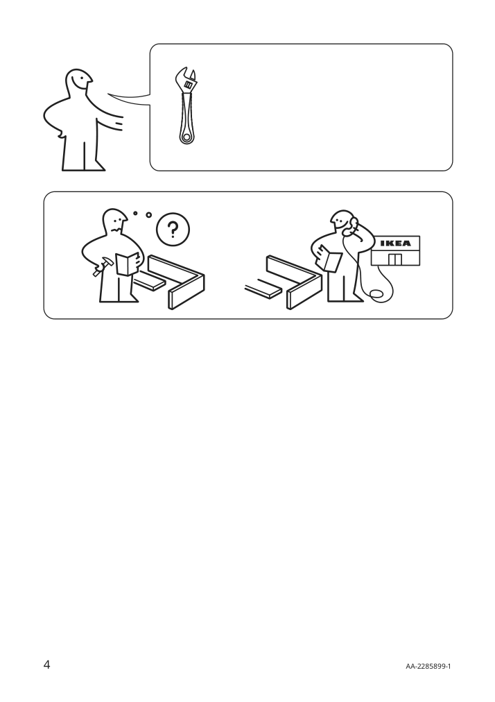 Assembly instructions for IKEA Tvaerhand table lamp black bamboo | Page 4 - IKEA TVÄRHAND table lamp 905.108.94