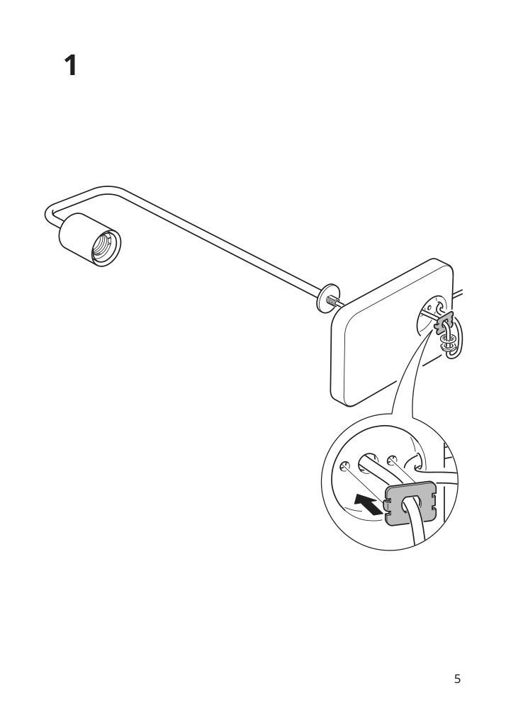 Assembly instructions for IKEA Tvaerhand table lamp black bamboo | Page 5 - IKEA TVÄRHAND table lamp 905.108.94