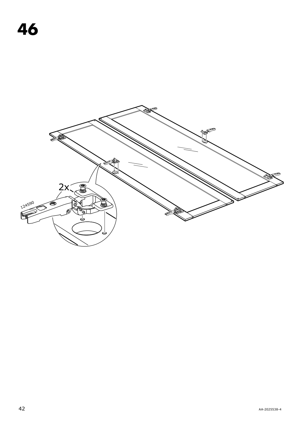 Assembly instructions for IKEA Tyssedal wardrobe white mirror glass | Page 42 - IKEA TYSSEDAL wardrobe 002.981.28