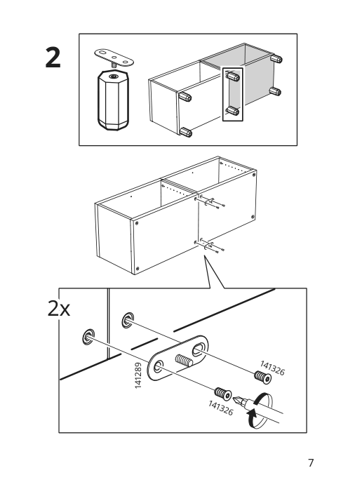 Assembly instructions for IKEA Ullarp leg oak | Page 7 - IKEA ULLARP leg 504.899.22