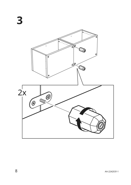 Assembly instructions for IKEA Ullarp leg oak | Page 8 - IKEA ULLARP leg 504.899.22