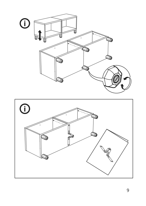 Assembly instructions for IKEA Ullarp leg oak | Page 9 - IKEA ULLARP leg 504.899.22