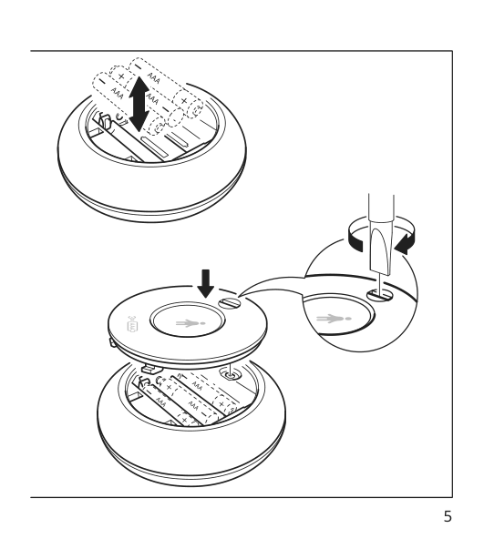 Assembly instructions for IKEA Undvika baby monitor white gray | Page 5 - IKEA UNDVIKA baby monitor 804.667.40