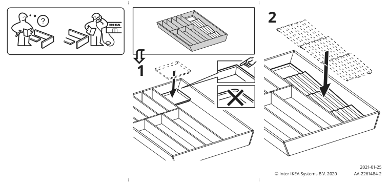 Assembly instructions for IKEA Uppdatera spice rack anthracite | Page 2 - IKEA UPPDATERA ctl tr/trs w kni+spc rck/adj add-on 995.096.50