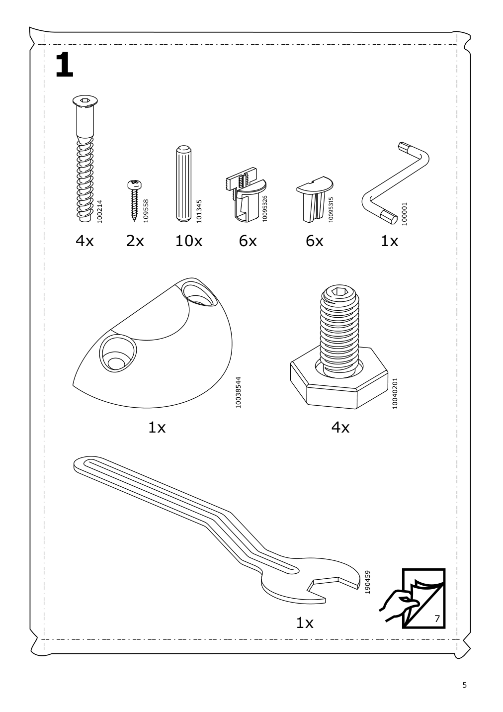 Assembly instructions for IKEA Uppfoera frame white | Page 5 - IKEA SMÅSTAD / UPPFÖRA storage combination 795.837.16