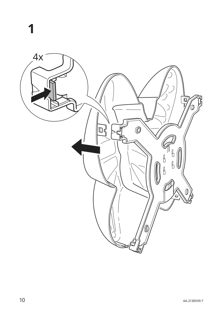 Assembly instructions for IKEA Upplyst led wall lamp butterfly light blue | Page 10 - IKEA UPPLYST LED wall lamp 604.403.41